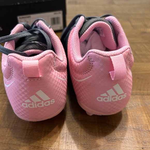 Adidas Rundown Girl’s Cleats, Size 2 - Picture 9 of 11